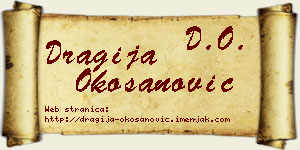 Dragija Okošanović vizit kartica